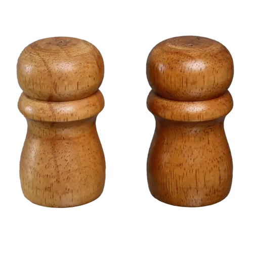 Wooden Chess Salt & Pepper Shaker Set