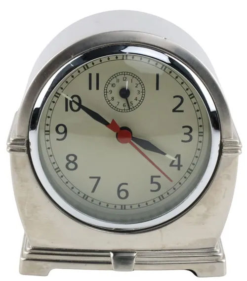 Chrome Tombstone Alarm Clock 
