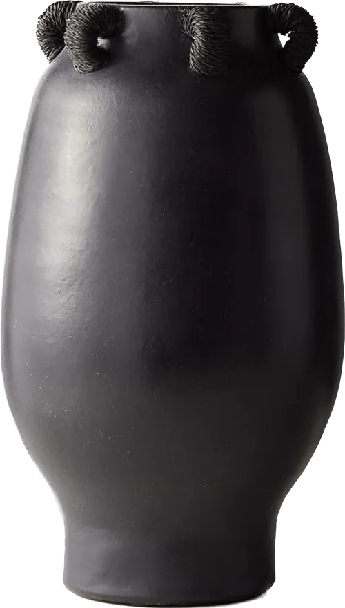 Black Acadia Ceramic Vase Large