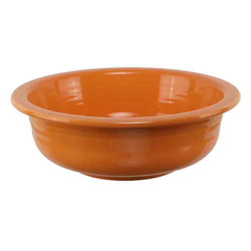Orange Ceramic Serving Bowl