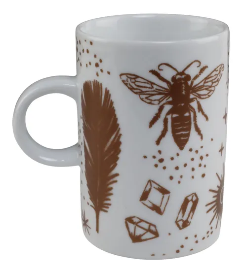White & Brown Mystic Mug