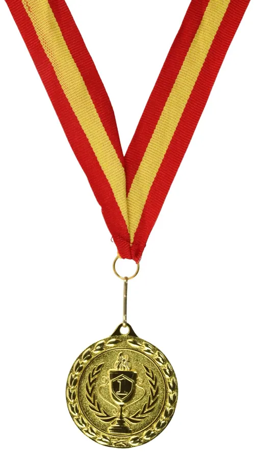Award Medal On Ribbon - D