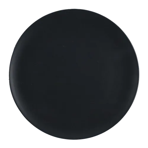 Matte Black Dinner Plate