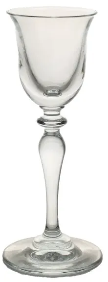 Clear Glass Ice Wine Bell Flute