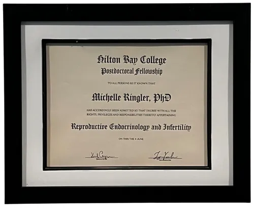 Hilton Bay College Diploma In Black Frame