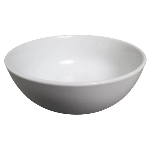 Medium White Nesting Ceramic Serving Bowl