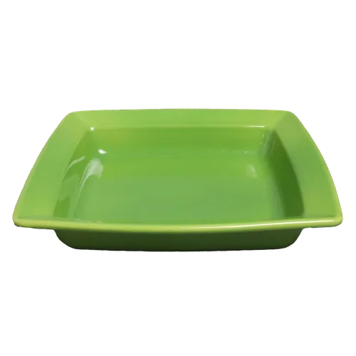 Lily Pad Green Square Baking Dish