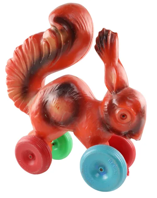 Vintage Pull Along Squirrel