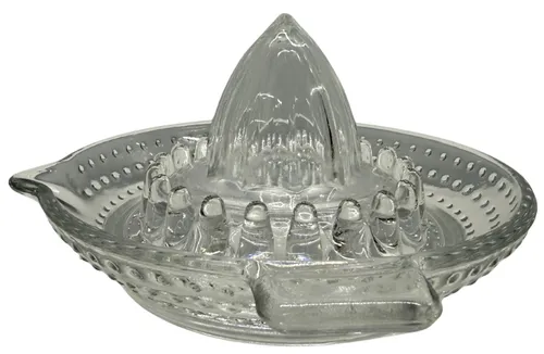Clear Glass Citrus Squeezer