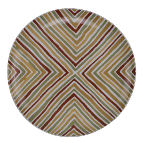 Sage Tomato Wheat Intersection Side Plate