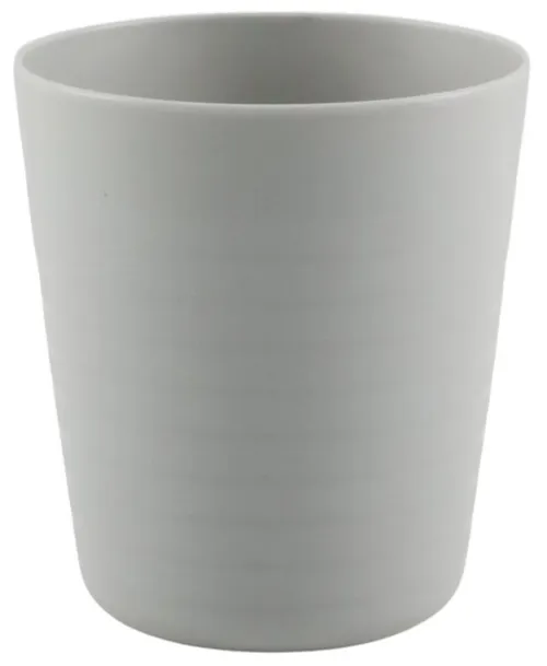 Soft Grey Plastic Drinking Cup