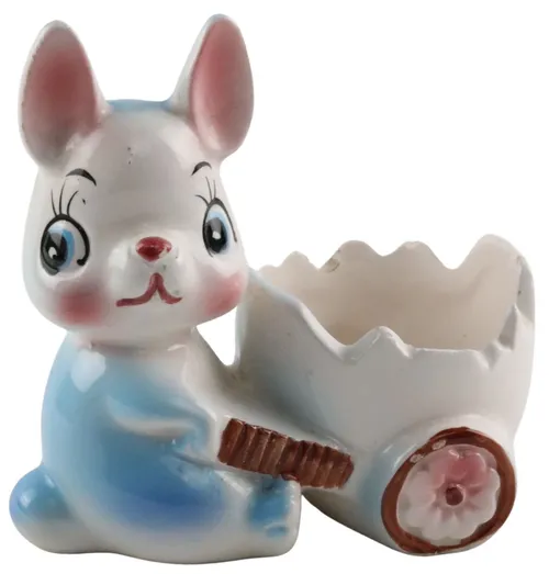 Vintage Bunny Egg Cup