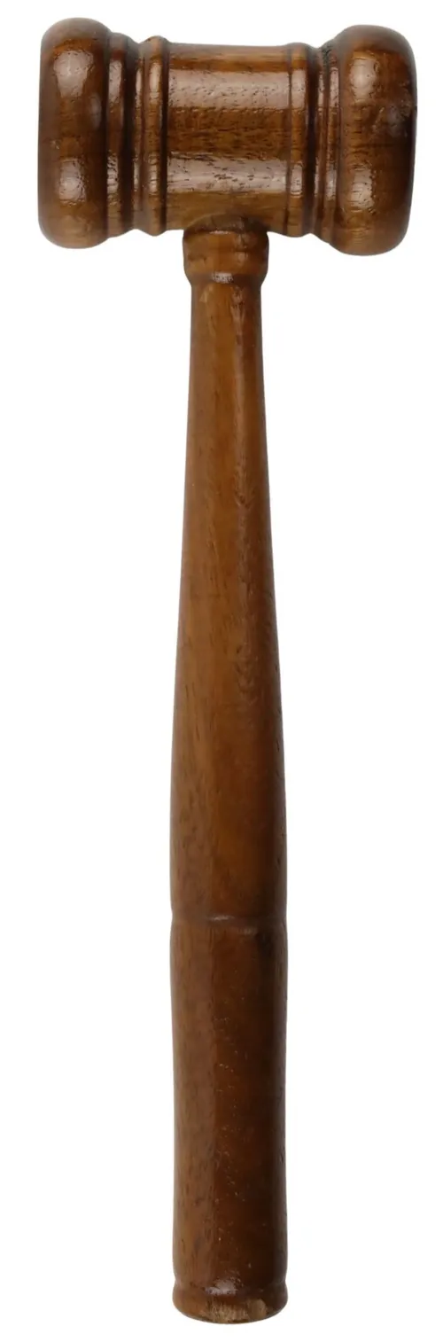 Wood Gavel - F