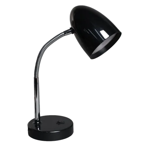 Black Goose Neck LED Desk Lamp