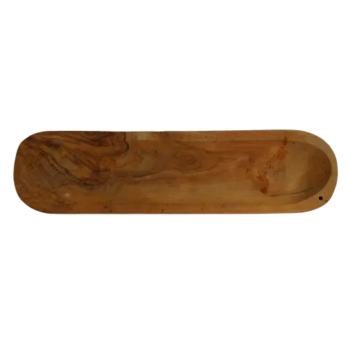 Oval Wooden Shallow Serving Dish