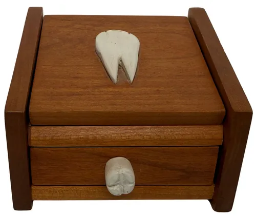 Wood Tooth Fairy Box