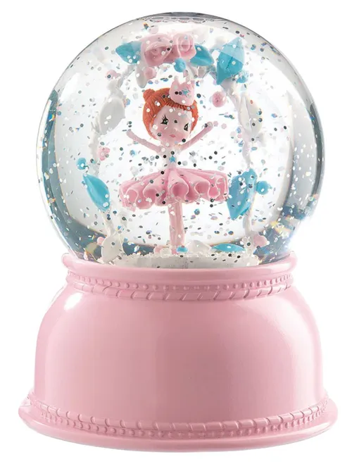 Ballerina Snow Globe Night Light