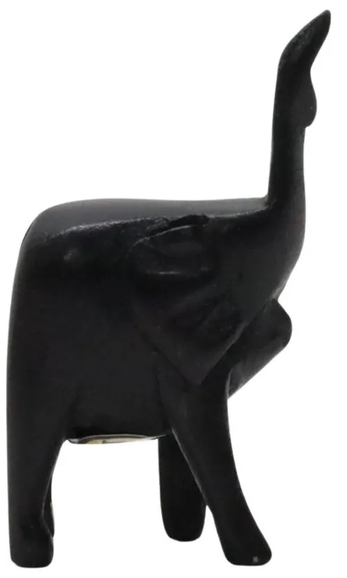 Wood Carved Elephant - D