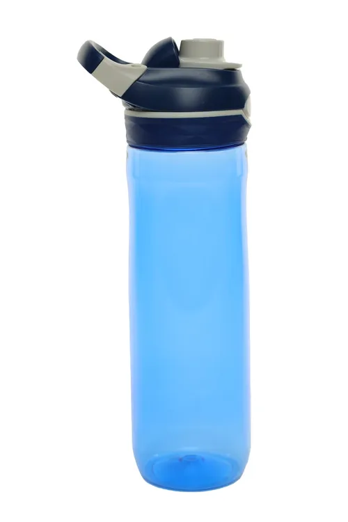 Sapphire Blue Clear Plastic Water Bottle