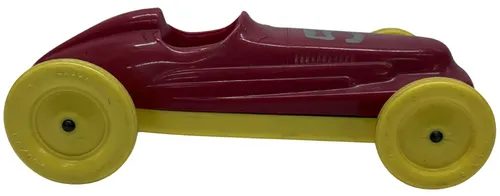 Vintage Wind Up Red Racing Car