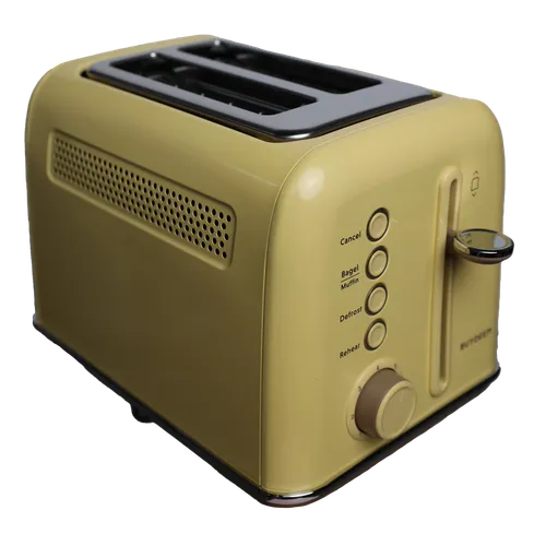 Butter Yellow 2 Slice Toaster