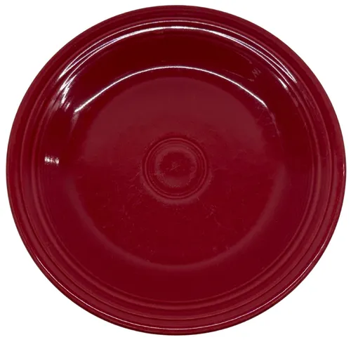 Deep Red Dinner Plate