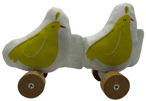Stuffed Chicks Pull Along Toy