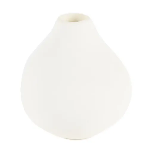 Matte White Mini Ceramic Bud Vase