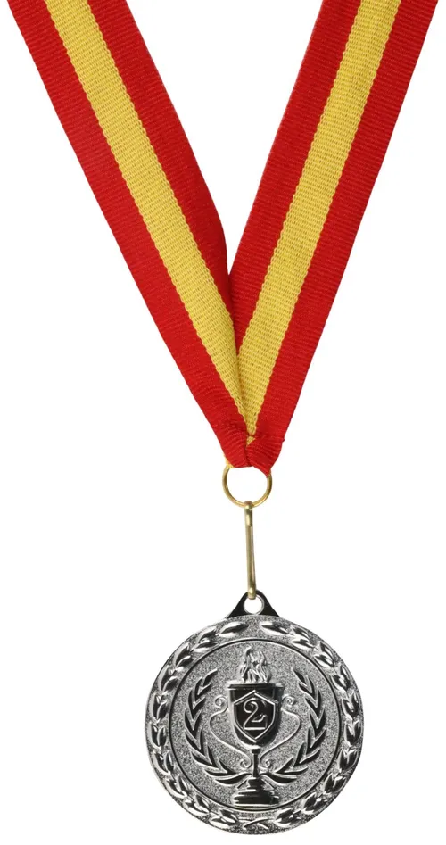 Award Medal On Ribbon - J