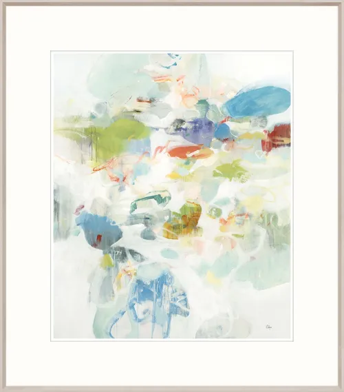 Happening Abstract With Wood Frame