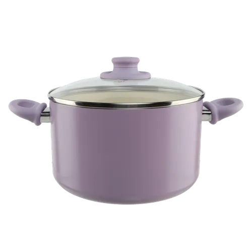 Pastel Purple Stockpot With Lid