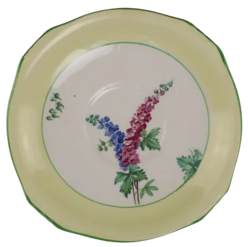 Yellow Floral Saucer