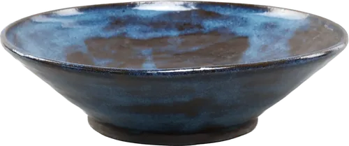Black & Blue Pottery Decorative Bowl