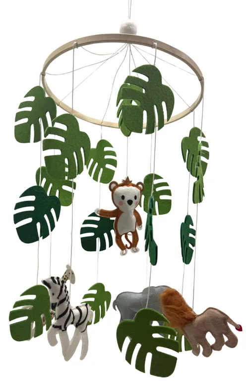 Jungle Plush Baby Mobile