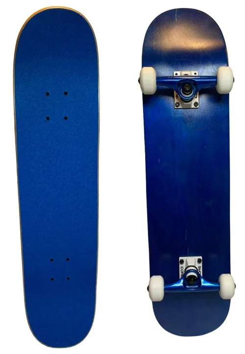 Blue Skateboard With Blue Grip Tape
