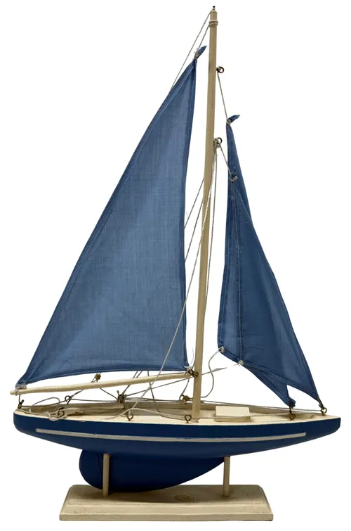 Blue Sailboat On Stand