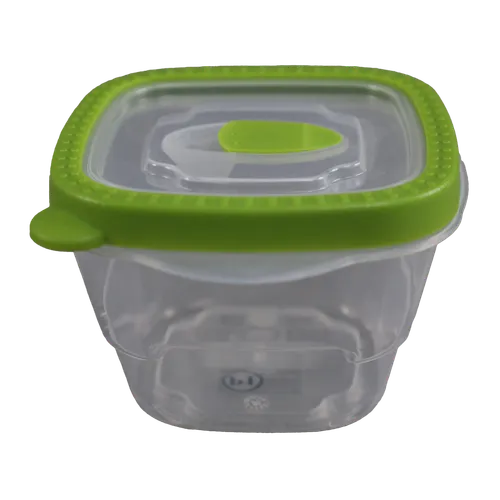 Pickle Green & Clear Plastic Reusable Food Container