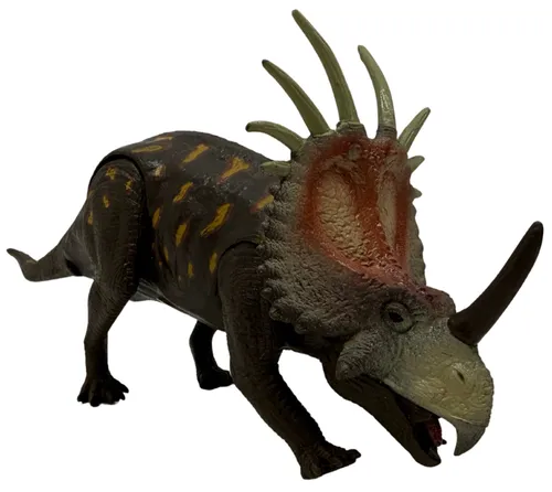 Brown & Orange Styracosaurus Dinosaur