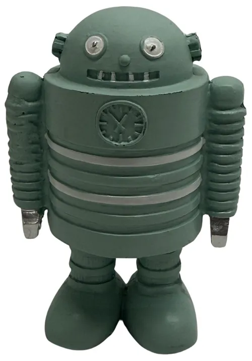 Mint Green & White Robot