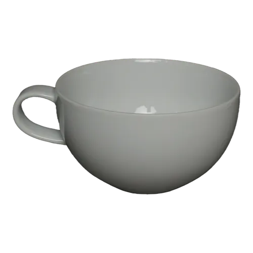 White Low Profile Teacup