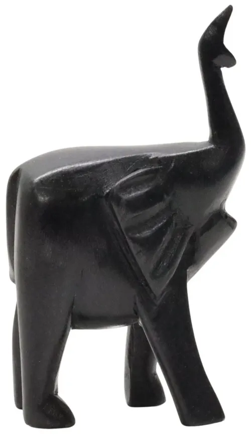 Wood Carved Elephant - C