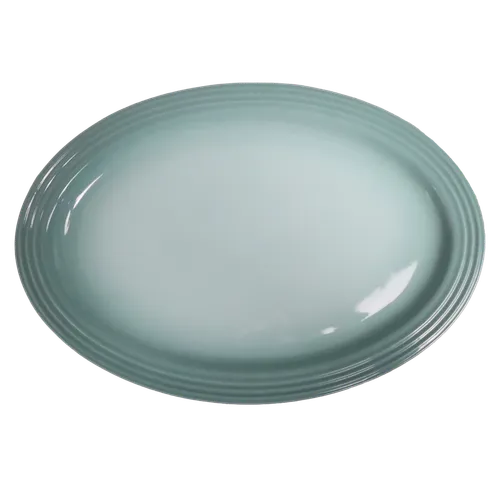 Aquamarine Oval Serving Platter