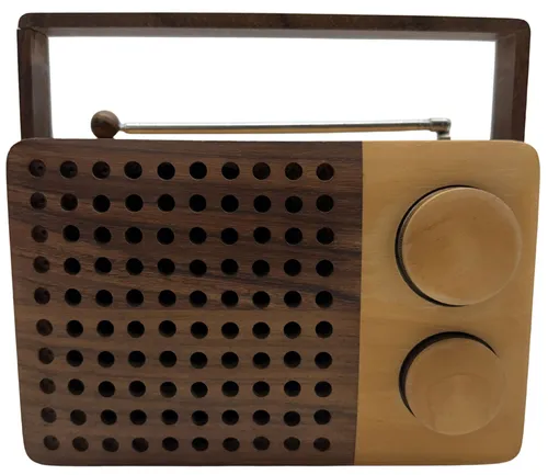 Two Tone Wood Radio