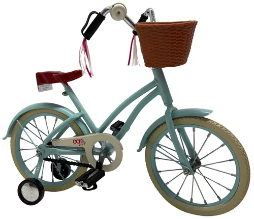 Mint Green Doll Bicycle Toy