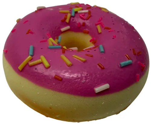 Artificial Pink Mini Doughnut With Sprinkles