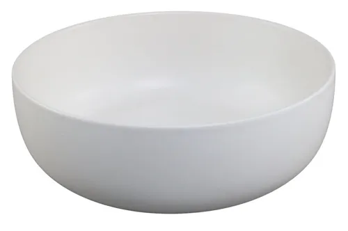 Matte White Ceramic Serving Bowl