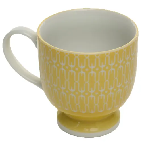 Yellow Patterned Mug