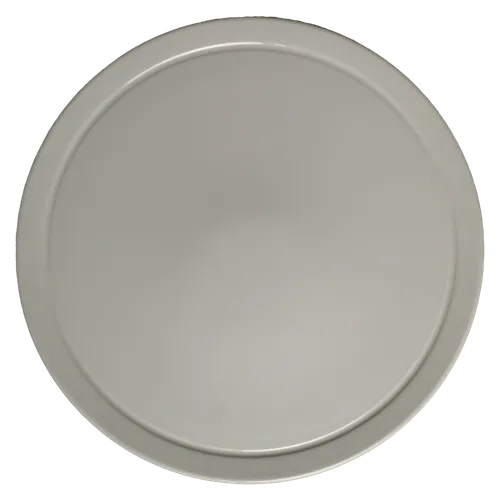 White Circular Flat Serving Platter