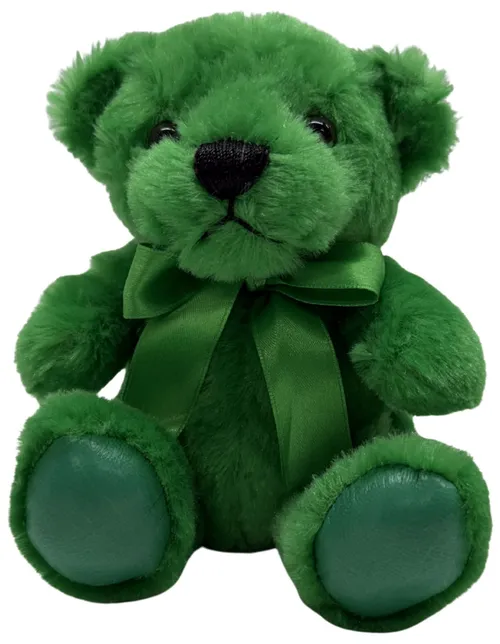 Green Stuffed Bear Plush