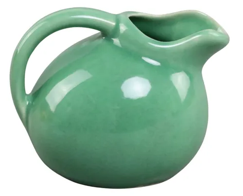 Green Ceramic Jug Creamer